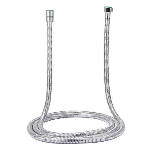 INTEXCA Extra Long Shower Hose 2.45 Meters/ 96 Inches/ 8 Ft. Flexible 304 Stainless Steel Extra Long with Brass Fittings - Polished Chrome - Toytexx INTEXCA Extra Long Shower Hose 2.45 Meters/ 96 Inches/ 8 Ft. Flexible 304 Stainless Steel Extra Long with Brass Fittings - Polished Chrome - Toytexx